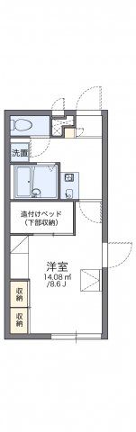 レオパレススプリングの間取り画像