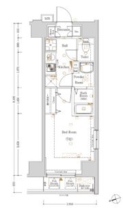 Log銀座東／ログ銀座東の間取り画像