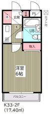 塩焼第3メゾン（K－033）の間取り画像