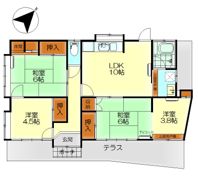 上山田町6番戸建の間取り画像