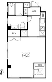 パークハウス磯上の間取り画像