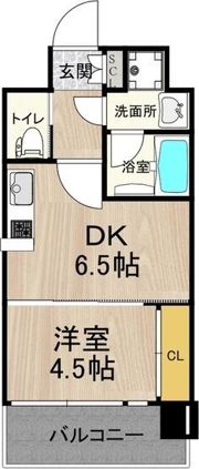 プレジオ江坂IIの間取り画像
