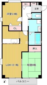 フォブール津森A棟の間取り画像