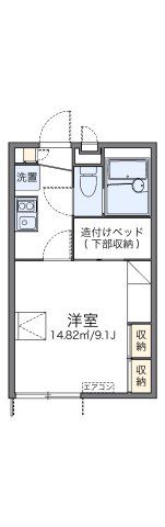 レオパレスグリーンハイツの間取り画像