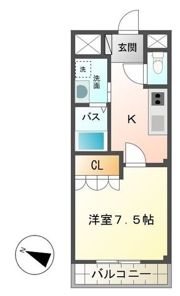 Arcadia TSUKUBA（アルカディアツクバ）の間取り画像