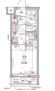 クレヴィスタ横浜大口の間取り画像