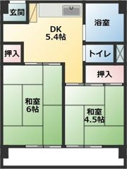 内山ビルの間取り画像