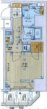 ファーストステージ京町堀レジデンスの間取り画像
