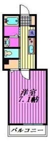 Mark Duo芝西の間取り画像