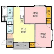 サンフラワーコスギの間取り画像
