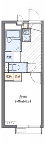 レオパレスKハウスの間取り画像