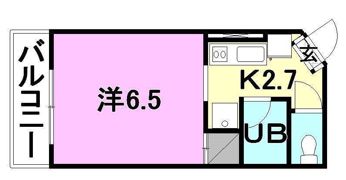 オクトワール松山土居田西館の間取り画像