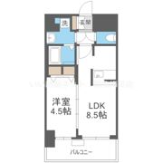 プレサンス新大阪ザ・シティの間取り画像