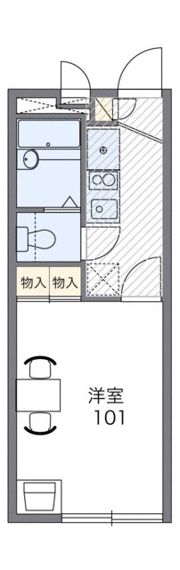 レオパレススターの間取り画像