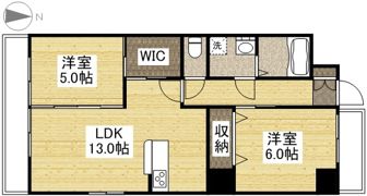ラシュレ浜野の間取り画像