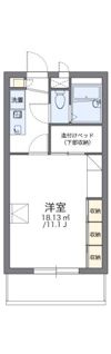 レオパレスエスポワールの間取り画像