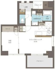 セントラルガーデンの間取り画像