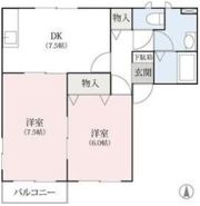 エスポワールK B棟の間取り画像