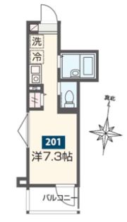 MELDIA大宮北Aの間取り画像