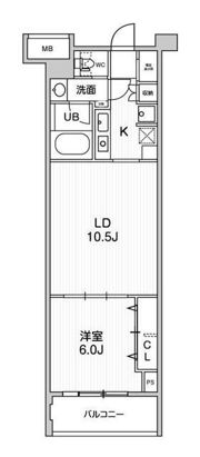 六本木デュープレックスエムズの間取り画像