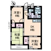 クローバーハイツの間取り画像