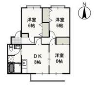 ピュアハイツ北方Ⅱの間取り画像