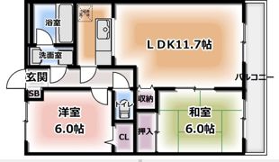 グレイシーフジの間取り画像