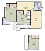 瀬戸貸家の間取り画像