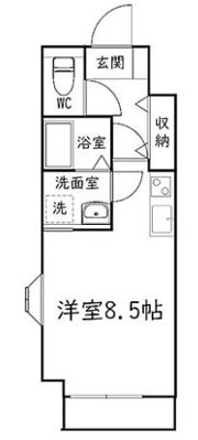 第二我心ヶ丘マンションの間取り画像
