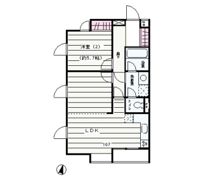 エクセル米喜（池上）の間取り画像