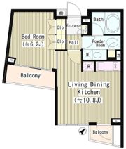 ル・シヤージュ神宮前の間取り画像