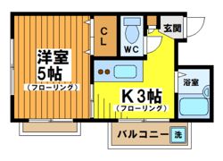 大谷レジデンスの間取り画像