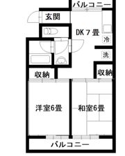 ヒルトップ石原の間取り画像