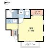 コーポミルクールの間取り画像
