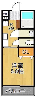 DK Relaciones A棟の間取り画像