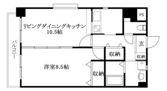 ピリカコスモス北持田の間取り画像