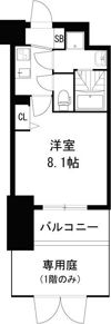 ディームス江坂の間取り画像