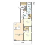 L’s residence東中野の間取り画像
