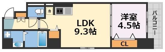 藤の邸 江戸堀の間取り画像