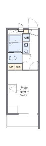 レオパレスなかやまの間取り画像