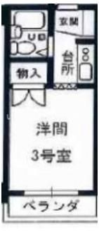 ヴェスタ天神橋の間取り画像