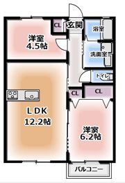ピュアコート原町の間取り画像