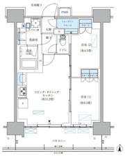 パークアクシス西大島コンフォートスクエアの間取り画像