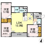 セレスティア西瑞江の間取り画像