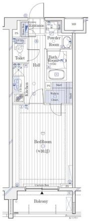 ガリシア新宿WESTの間取り画像