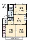 リッチ A棟の間取り画像