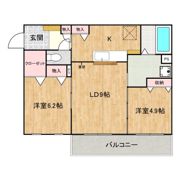 曙町1丁目新築マンションの間取り画像