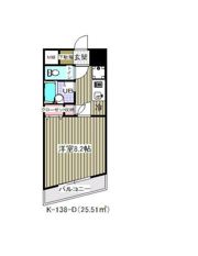 ベイサイド舞浜(K-138)の間取り画像