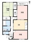バイオレットフラワー F棟の間取り画像