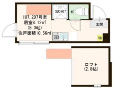 ハーモニーテラス成田東Ⅲの間取り画像